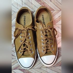 Converse Chuck Taylor All Star Leather Camel  Sneakers Size 8.5